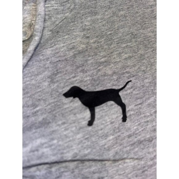 VS PINK Tie Up T-Shirt Gray Size X-Small - Picture 7 of 9